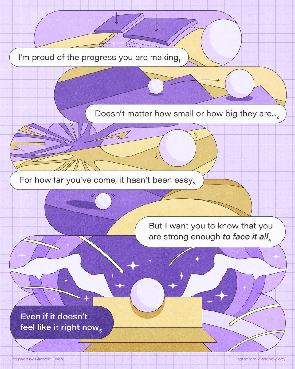 michellemcpy's tweet image. You have come this far and I&apos;m proud of you for that 💜