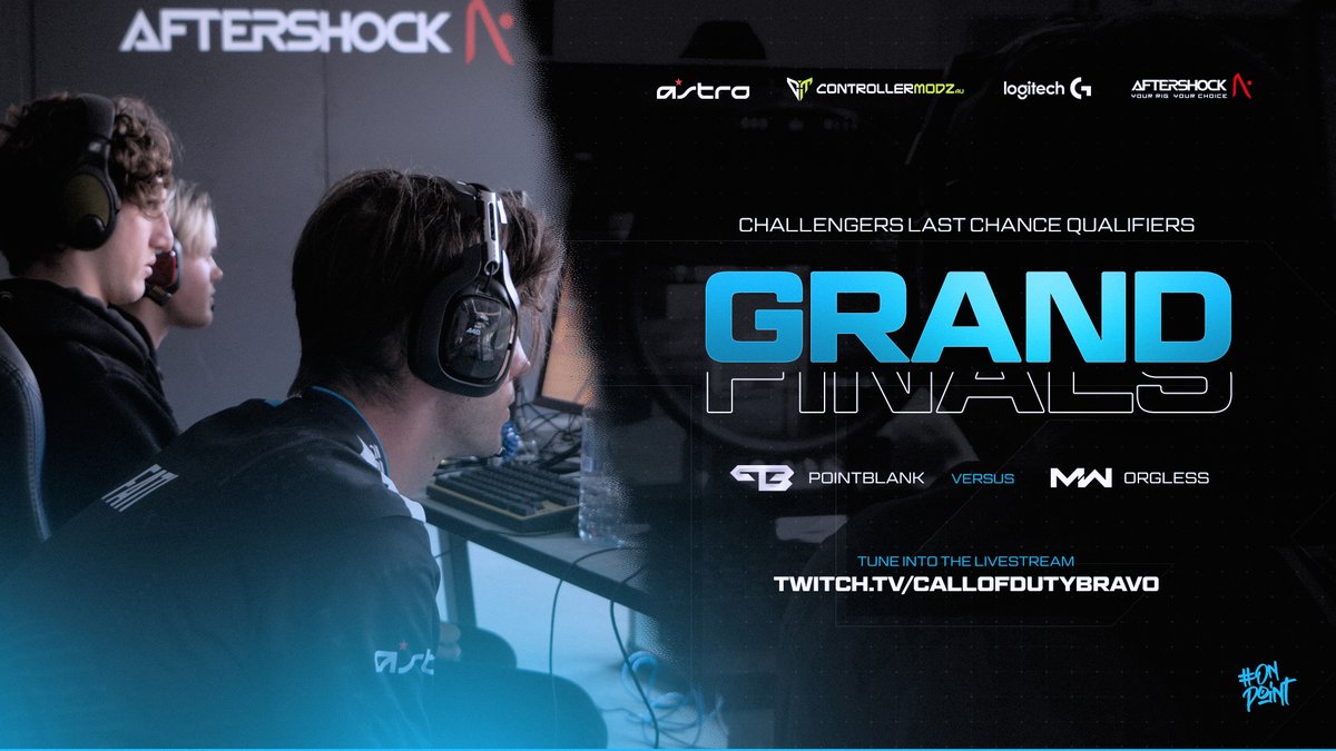 PointBlank (@pointblankoce) on Twitter photo It's almost time! We take on Orgless in the LCQ grand final!
Make sure to get behind the lads and tune into the stream -> twitch.tv/callofdutybravo
#OnPoint
<a href="/AftershockpcAU/">Aftershock PC Australia</a> <a href="/AuModz/">ControllerModzAU</a> <a href="/LogitechG_ANZ/">Logitech G ANZ</a> <a href="/ASTROGaming/">ASTRO Gaming</a> It's almost time! We take on Orgless in the LCQ grand final!
Make sure to get behind the lads and tune into the stream -> twitch.tv/callofdutybravo
#OnPoint
<a href="/AftershockpcAU/">Aftershock PC Australia</a> <a href="/AuModz/">ControllerModzAU</a> <a href="/LogitechG_ANZ/">Logitech G ANZ</a> <a href="/ASTROGaming/">ASTRO Gaming</a>