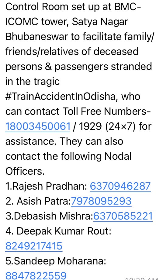 RambhaCMM's tweet photo. #TrainAccidentInOdisha https://t.co/AQACkhne7H
