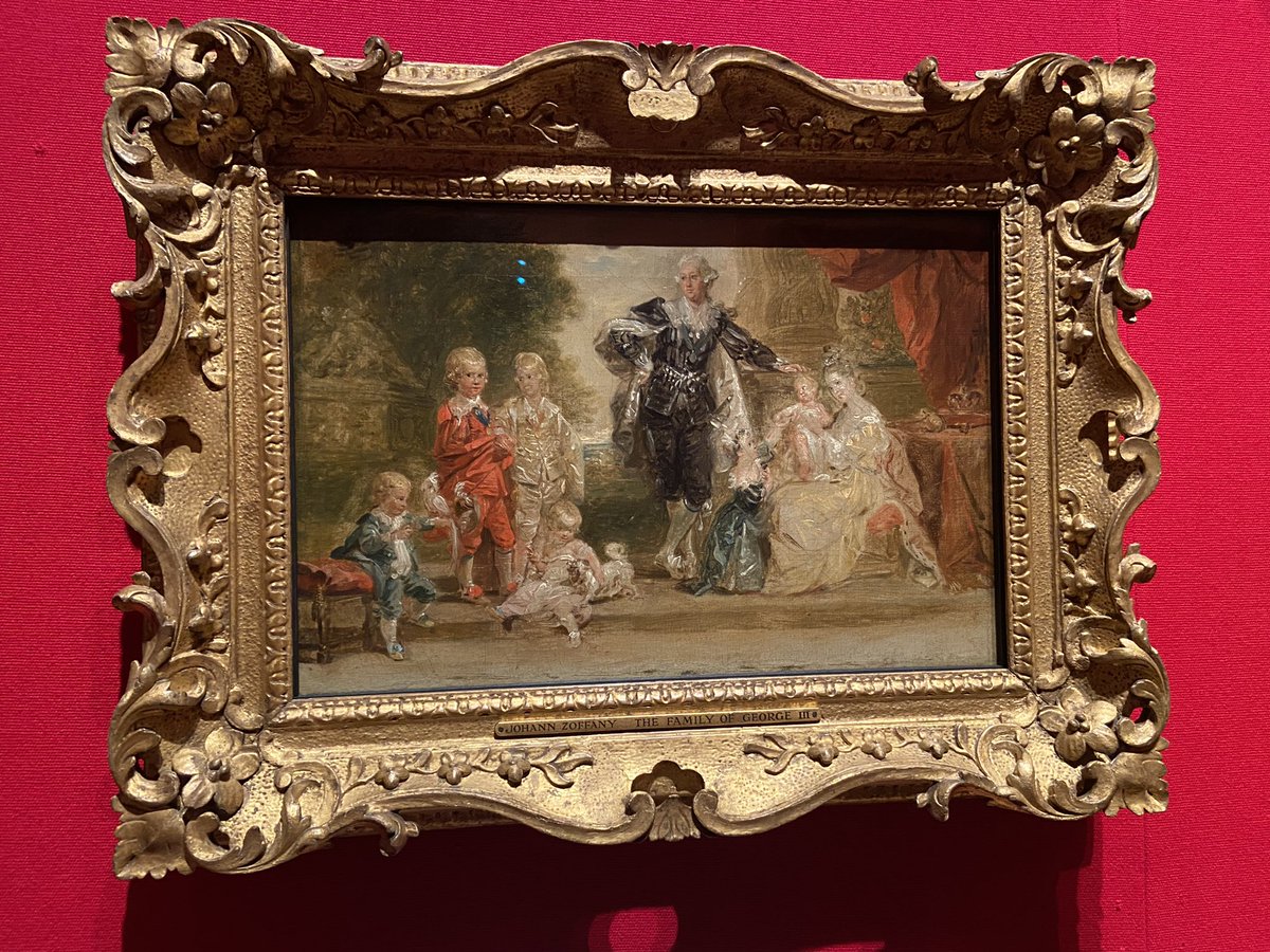 RuthInHeritage's tweet photo. Style &amp; Society at the Queen’s Gallery.  A fantastic combination of portraiture and costume. A deep dive into Georgian material culture @RCT https://t.co/X3QPwjQvRD