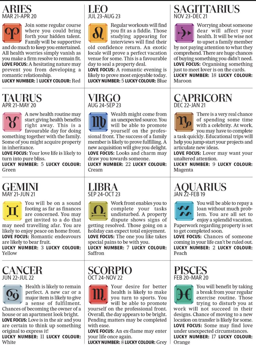 Daily Horoscope for June 4th, 2023

#Aries #Taurus #Gemini #Cancer#Leo #Virgo #Libra #Scorpio #Saggitarius #Capricorn #Aquarius #Pisces #Dailyhoroscope #Horoscope 

To check your sign pls click the link below:

premastrologer.com/daily-forecast…