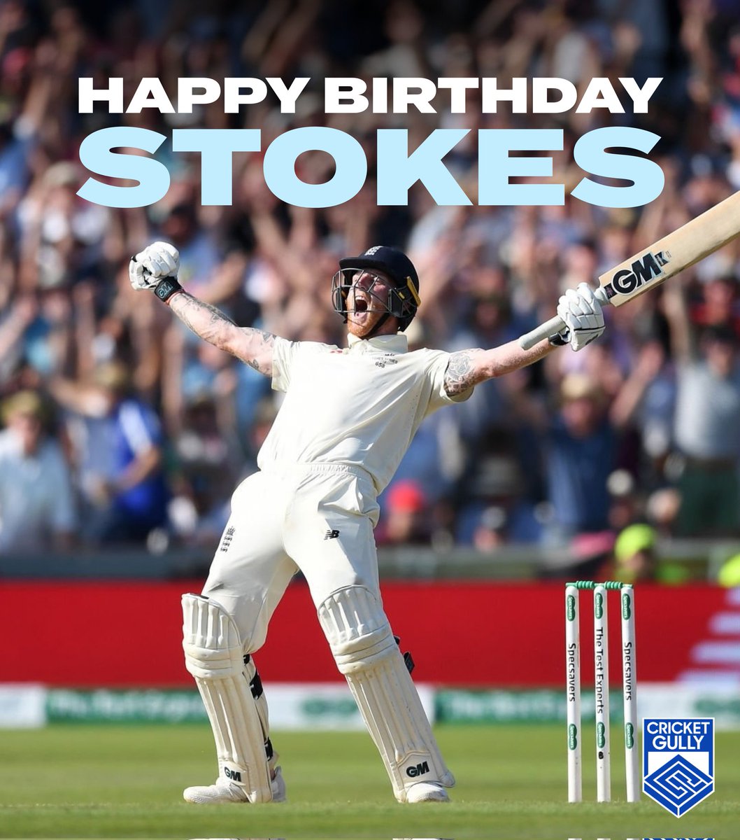 Happy Birthday Ben Stokes 🎉