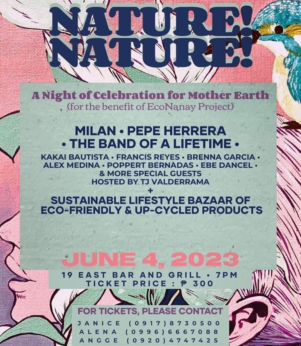 ebengersph's tweet photo. Ebe Dancel, Milan, Pepe Herrera plus a lot more special guests will be at 19 East tonight! 🌱🌏 https://t.co/vYNlIvwocF