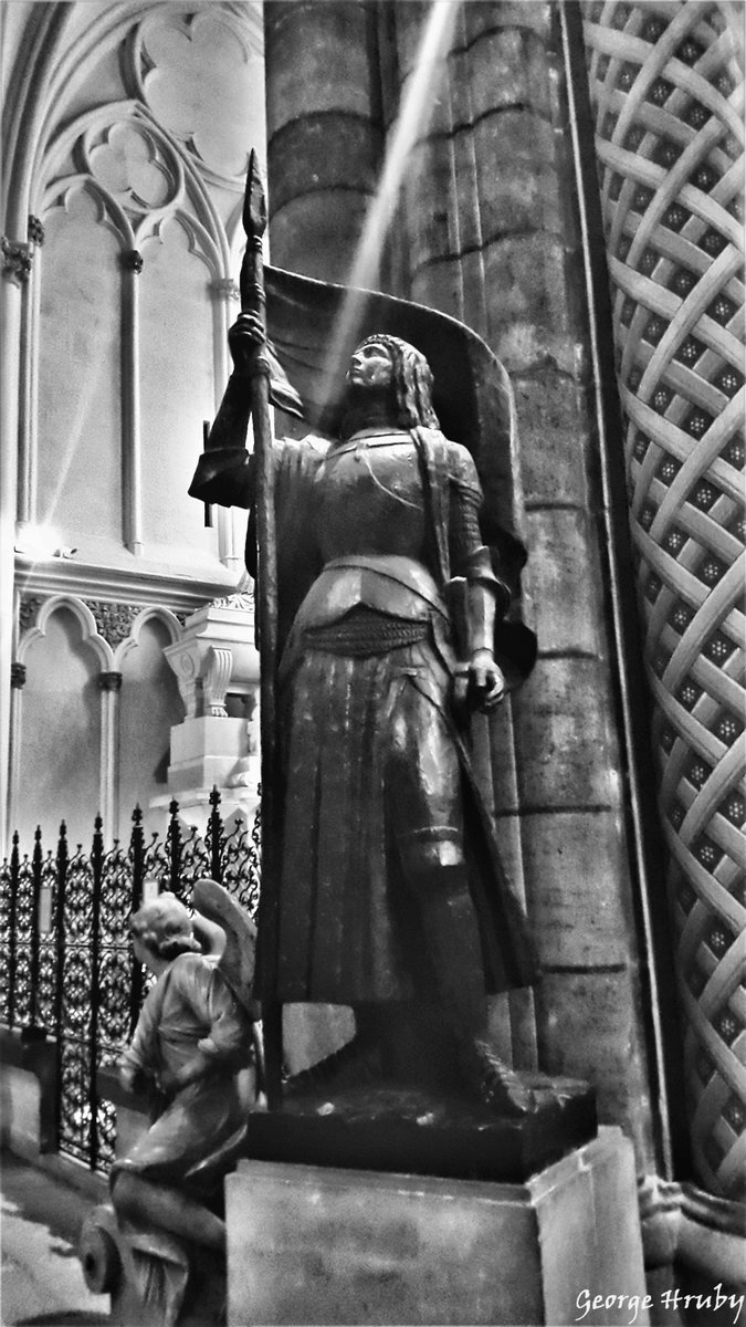 Under the Light of God - Joan of Arc – Bordeaux, France

Photographed inside 11th Century St. Andres Cathedral. See more of the International Photographer’s work at: georgehruby.org

#bnwphotography #blackandwhite #blackandwhitephotos #monochrome #blackandwhitephotography