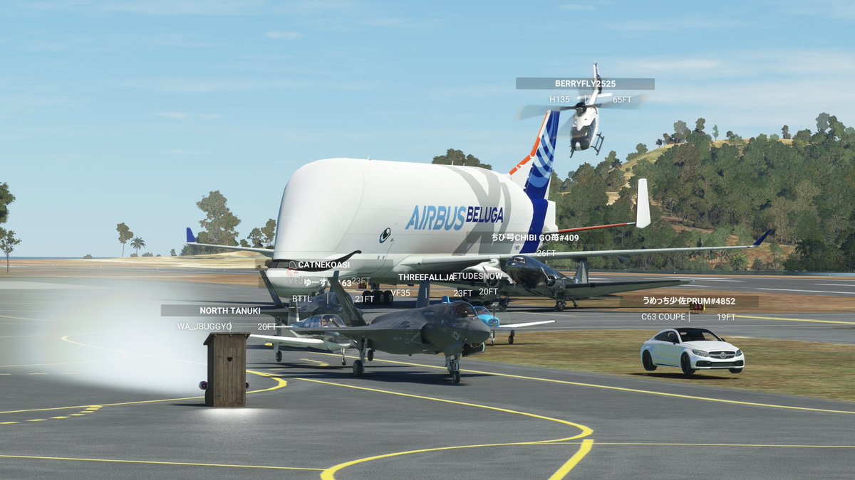 pommes_l's tweet image. ライブ中その２
最終目的地ハミルトン島（自由時間？）😁