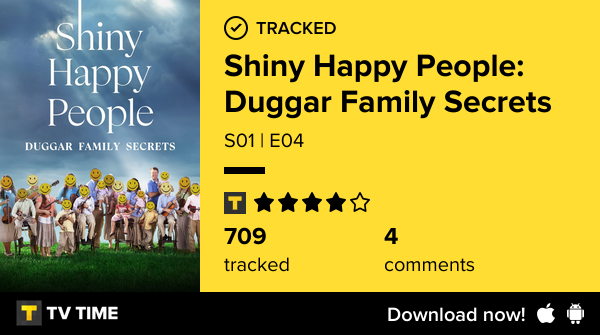 _Fandomonium20's tweet photo. I've just watched episode S01 | E04 of Shiny Happy People: Duggar Family Secrets! https://t.co/AnxG8ErA0U #tvtime https://t.co/Bx4TSDbO5b