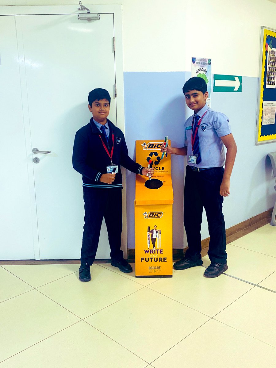 Join us in this exciting initiative of collecting recycling pens and markers.@official_TWS @TwsVijaya @ChandaUpreti26 @GEMS_ME @MercyJacob18 @NeelofarTWS #SustainableFuture #sustainableschool #togetherfortheplanet #DGRADE #recycle