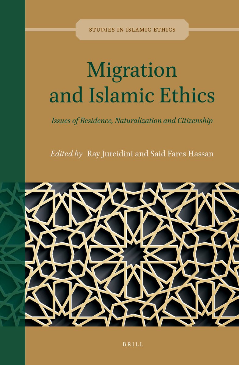 #OpenAccess
#IslamicEthics
#Migration #Hijra 
#Citizenship 
#MigrationStudies 
#LegalTraditions
Migration and Islamic Ethics: Issues of Residence, Naturalization and Citizenship
eds. Ray Jureidini, Said Fares Hassan
PUB: Brill 2019
Direct Access PDF ⬇️
library.oapen.org/viewer/web/vie…