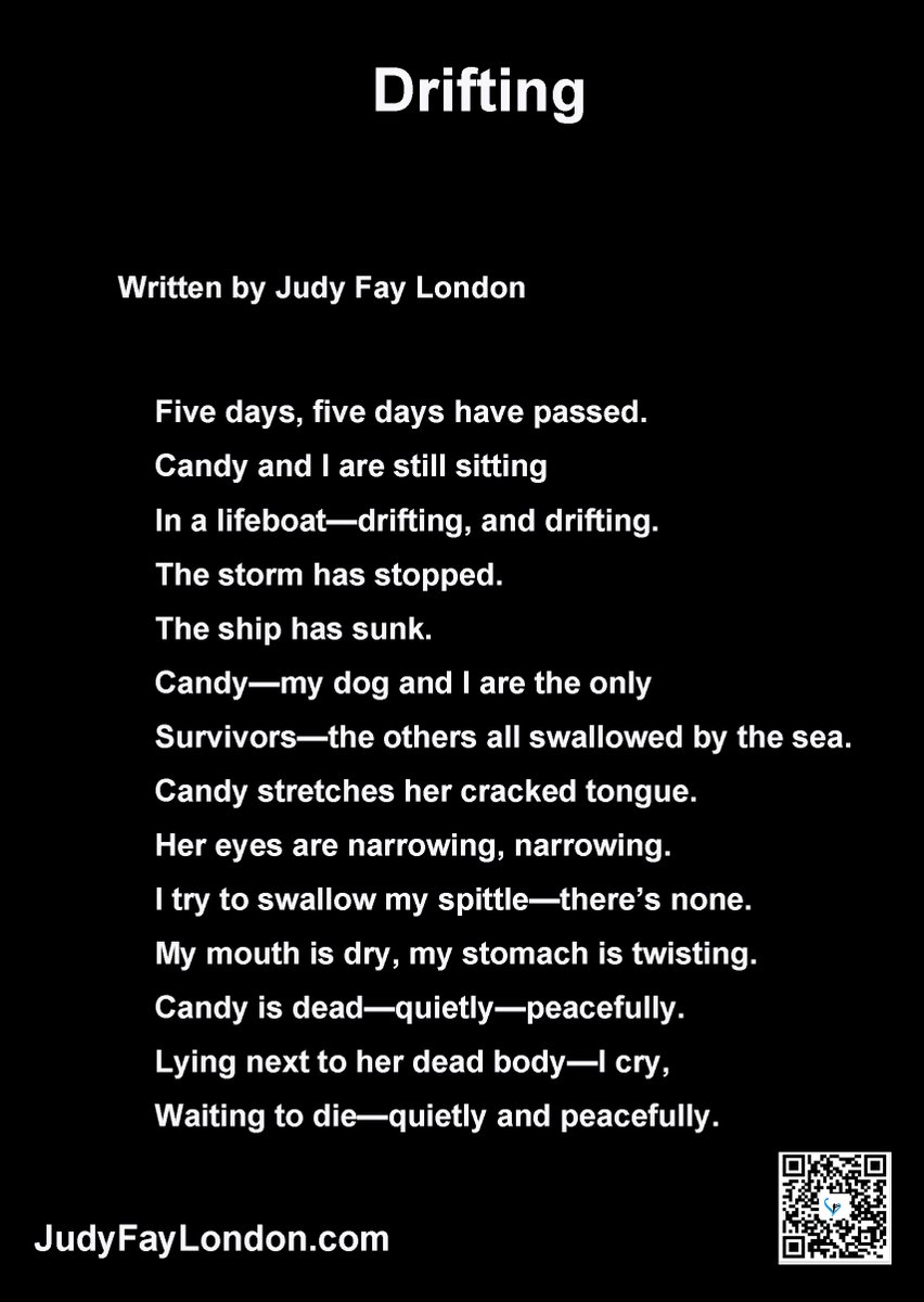 #PoemADay #poem #poetry #poet #JudyFayLondon #Website #freebooks #books #bookstore #Writer #author #doglover #speaker #motivationalspeaker #candythedog 
judyfaylondon.com/2023/06/01/dri…