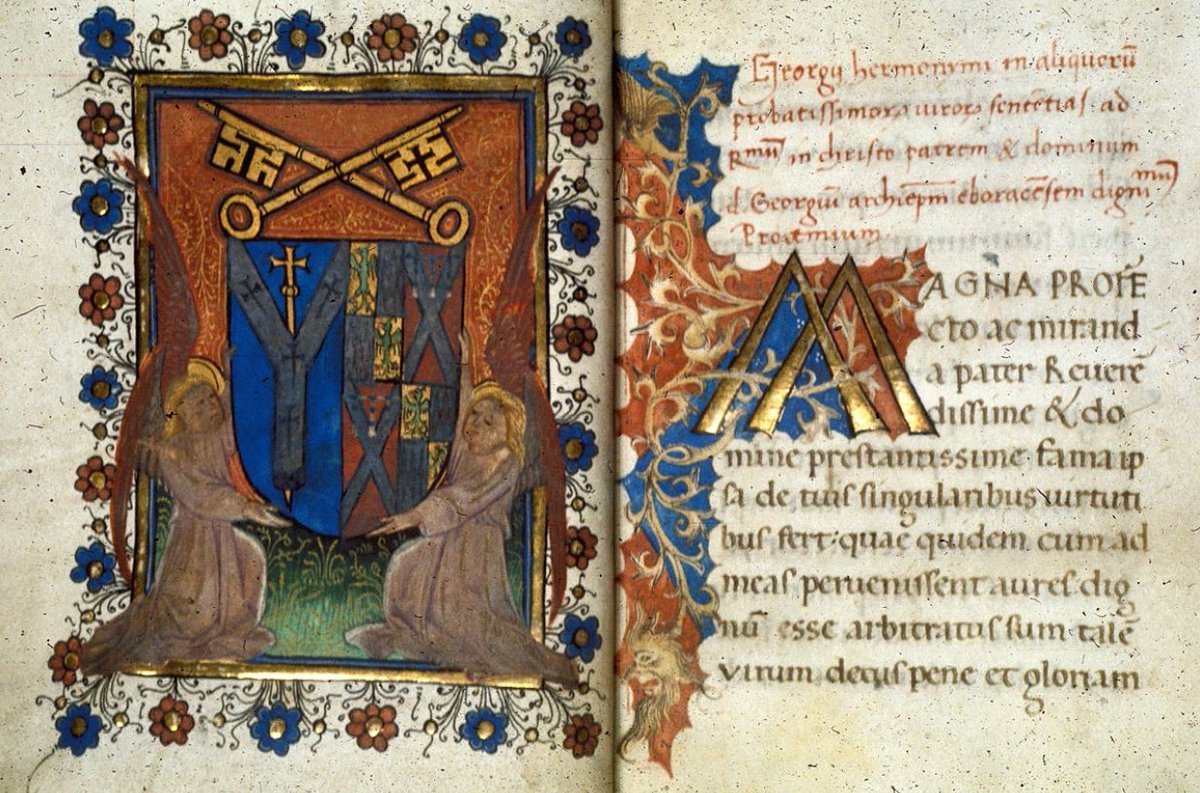 MattLewisAuthor's tweet photo. 8 June 1476 Death of George Neville, Archbishop of York. Younger brother of Warwick the Kingmaker, he survived the fall of the Neville faction but seems never to have been trusted again by Edward IV. He was arrested &amp; imprisoned at Calais, dying a year after his release. https://t.co/HFFXUiIEpC