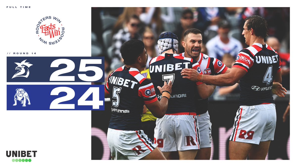 Victory on the Central Coast 🐓🌴
#EastsToWin @UNIBETAustralia