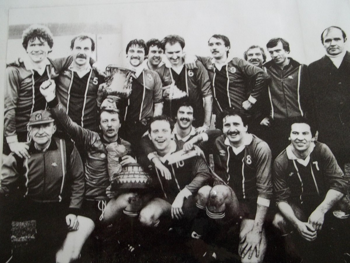 Today we'll be posting up pen pictures of our 1981 Steel & Sons Cup winning team who beat Killyleagh 3-2 in a replay on New Years Eve after the final finished 2-2 on Christmas Day

Barry Brown, the hero in the first game with a last minute equaliser, scored two in the replay