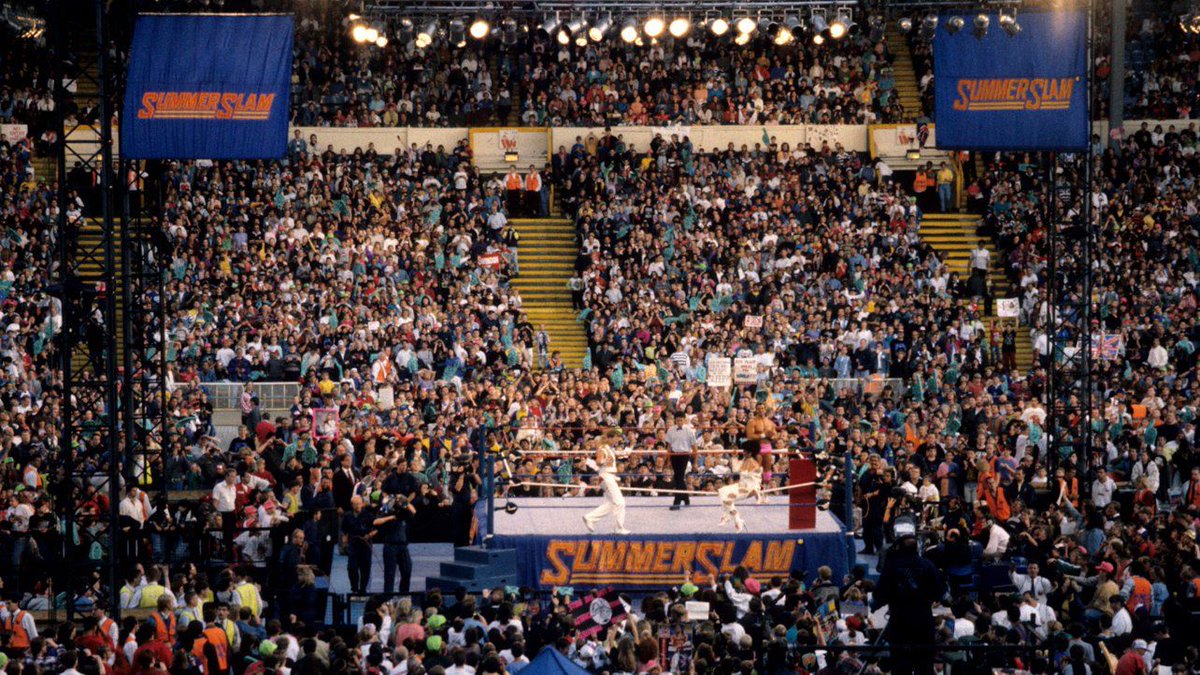 WWF Wrestling on Twitter "SummerSlam Sunday! Over 80,000 packed into