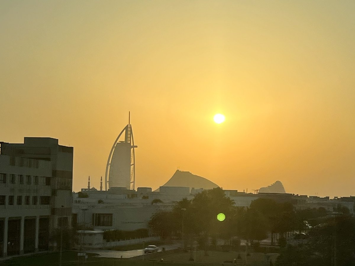dusk in Dubai #WorldPhysio2023