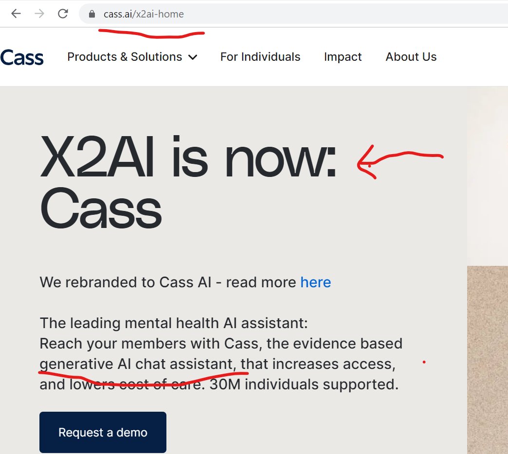 EdOfftopic68292's tweet photo. So the writers of @NEDAstaff's bot claim the 'artificial intelligence' part of the bot was a 'bug'. So I followed the URL shown on chat screenshots. Turns out, it's a whole platform that literally ADVERTISES itself as AI-based, *not* rules-based. https://t.co/XrXvtSqosH