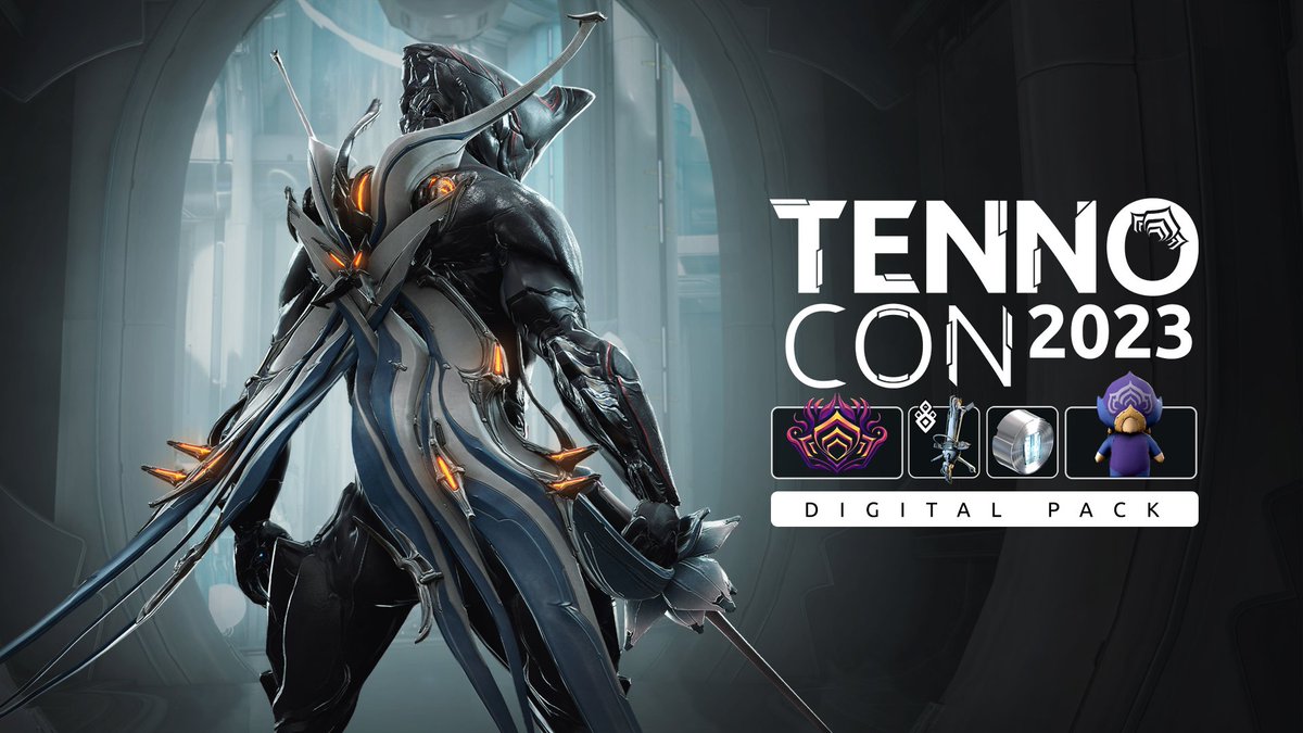 Hey Tenno!

It's that time again! I have a Tennocon 2023 Digital Pack to giveaway to one (1) lucky winner! Courtesy of Digital Extremes! #Warframe 

To Enter: 
➡️Follow
🔁Retweet
💬Answer: Are you going to Tennocon 2023?
 
  Winner will be selected on June 12! Good Luck!👍