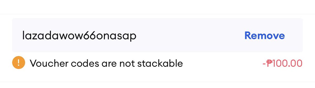 erickasallador's tweet image. ‼️ Lazada Voucher Code‼️

lazadawow66onasap
(P100 off; P500 min. spend)

Redeem voucher code here:
📌 s.lazada.com.ph/s.hvA7i?cc

#lazadaph #lazadavouchercode #lazadaph66