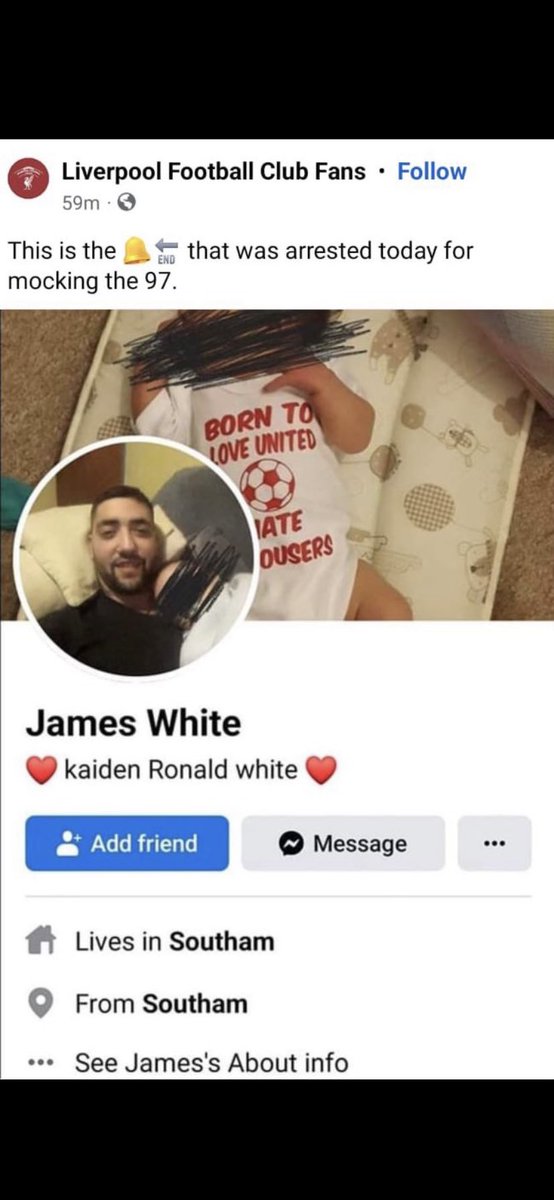 Ben28546231's tweet photo. @KevinBa07776436 @HillsboroughSu1 @FA @wembleystadium @metpoliceuk 99% sure this is him https://t.co/wI8kR4fg0e