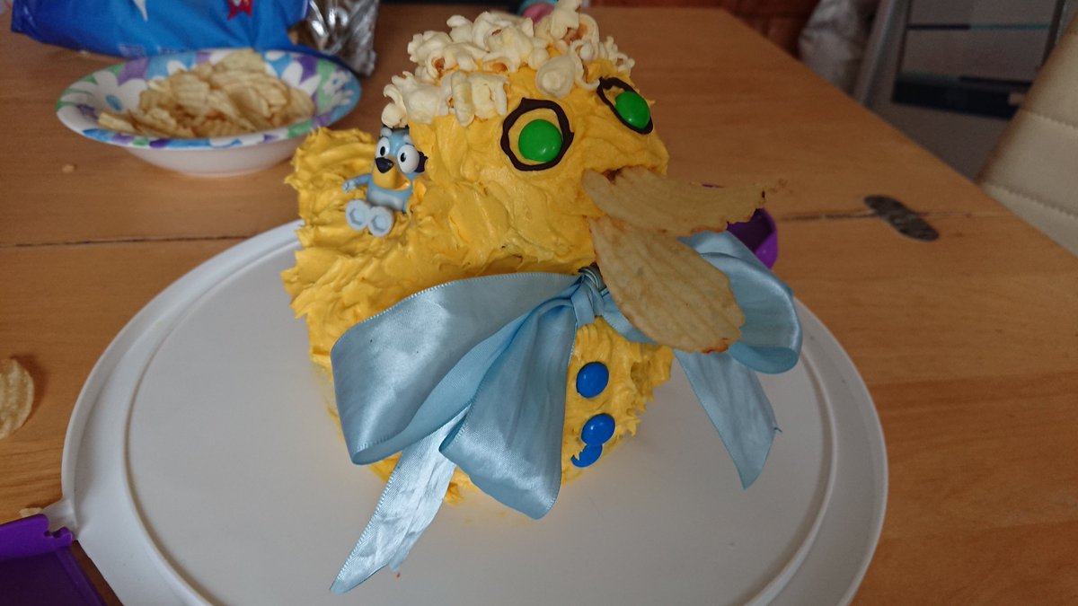 KEMcKenzie03's tweet photo. To all those Bluey-loving Americans who didn't know the Duck Cake was something real we all grew up with over here #bluey #duckcake https://t.co/SWWQs1i9uw