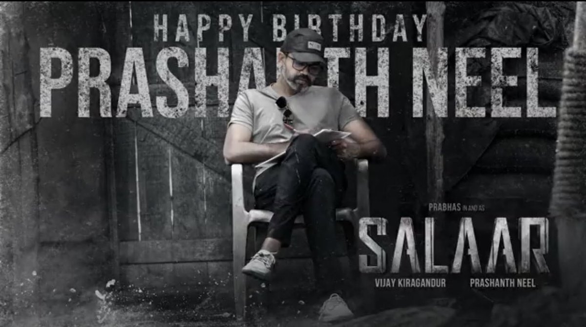 TrendsNeel's tweet photo. Happiest Birthday to the India’s most talented and violent director #PrashanthNeel 💥💥

Wish you set new benchmark for Indian cinema with #Salaar 

#HBDPrashanthNeel https://t.co/0Cl5g8T0AU