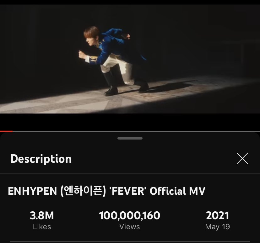 drunk-dazed and fever are the only enhypen’ songs and mv so far that surpassed 200M+ streams on spotify and 100M views on youtube 🥳