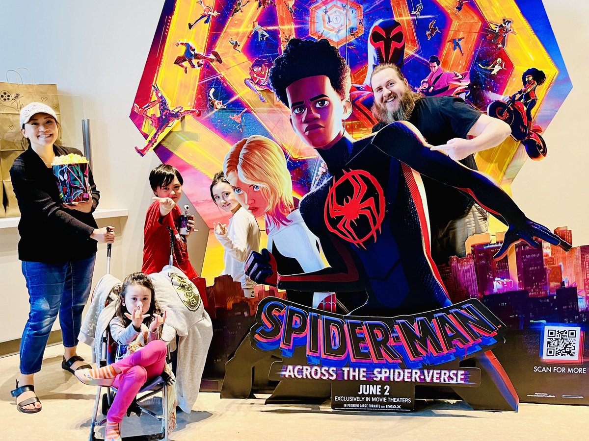 I Love you Nellie Boyts! Thank you for supporting me all these years.

I’m proud of the Spider-Verse Crew. You made this film what it is. I’m thankful to have been a part of a beautifuly made film.#AcrossTheSpiderVerse