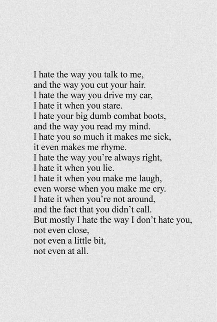 10 Things I hate about you