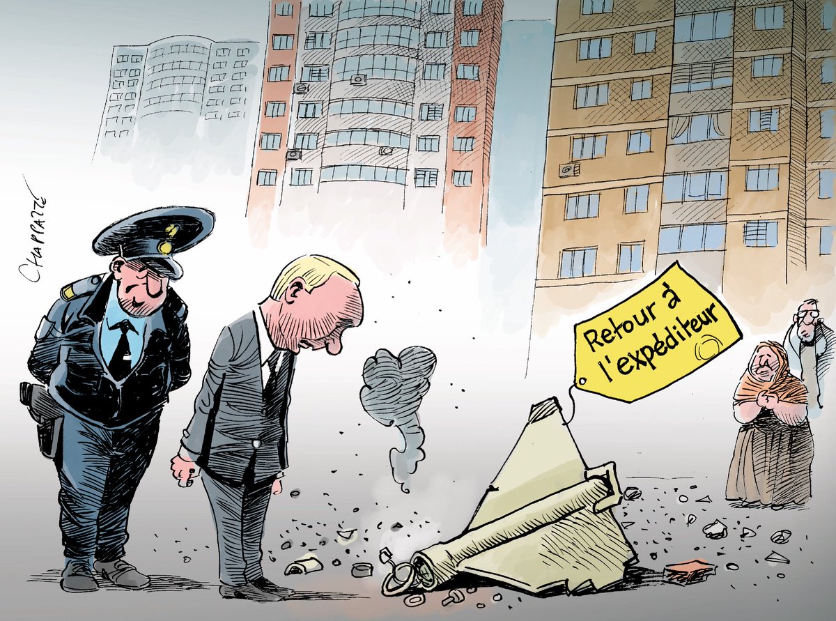 #droneattacks #Moscow #Ukraine #Putin...
@PatChappatte