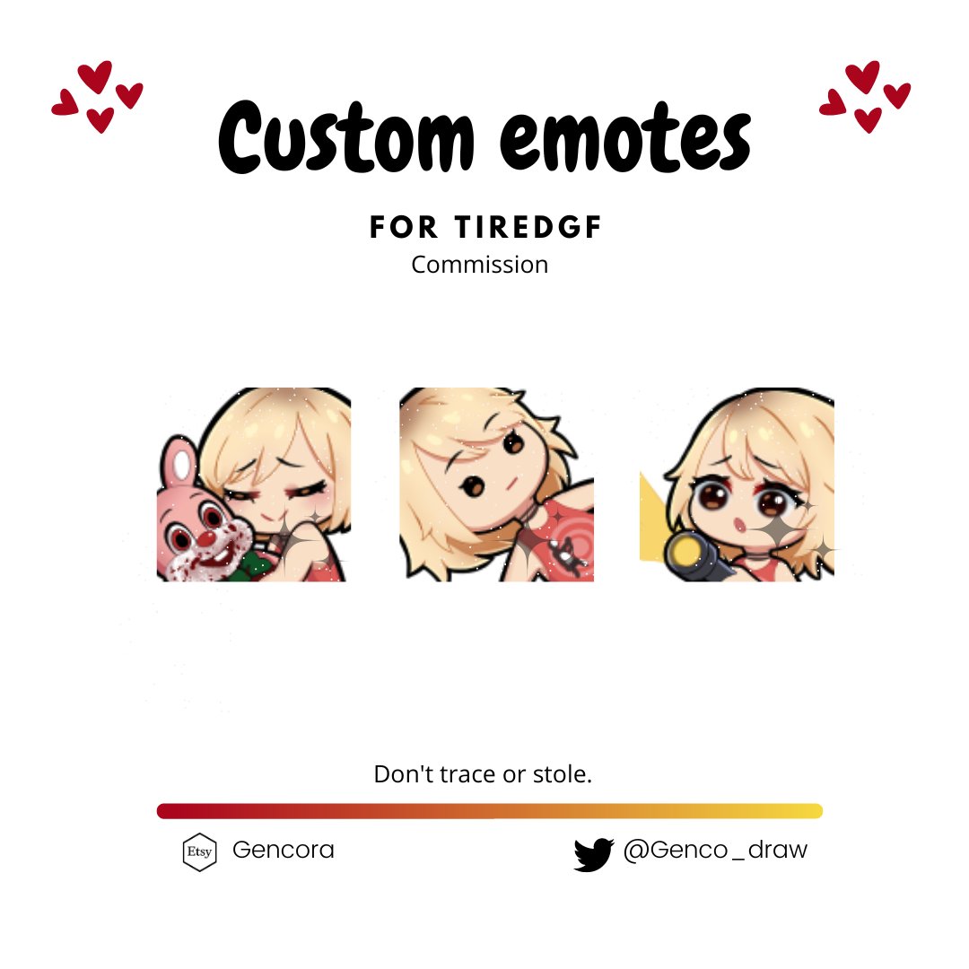 Commission for @tiredgf 
Thanks!!

#emoteartist #commision #twitchemote #customemote