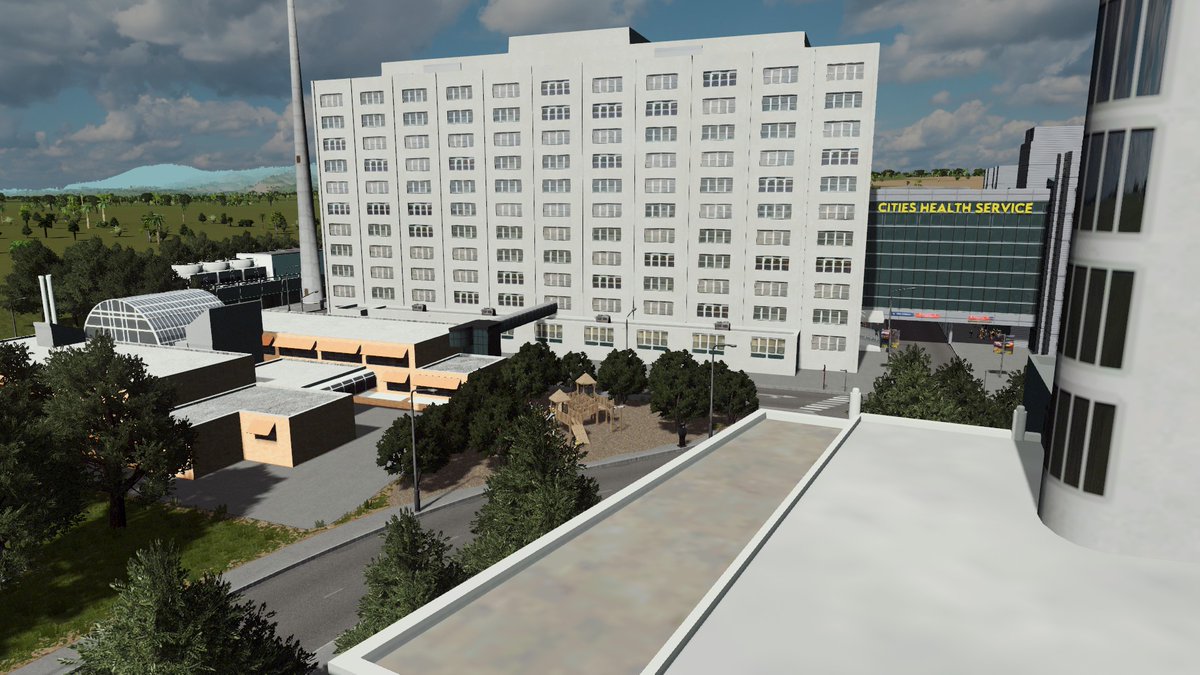 RydeModding's tweet photo. OUT NOW on the #CitiesSkylines Workshop

The CHS Modular Hospital Pack allowing you to create your own modular Hospital facilities, covering all the available aspects of Healthcare in CS. https://t.co/mOy4nb8ia6

@CitiesSkylines  @ColossalOrder https://t.co/p0hGhMdhBg