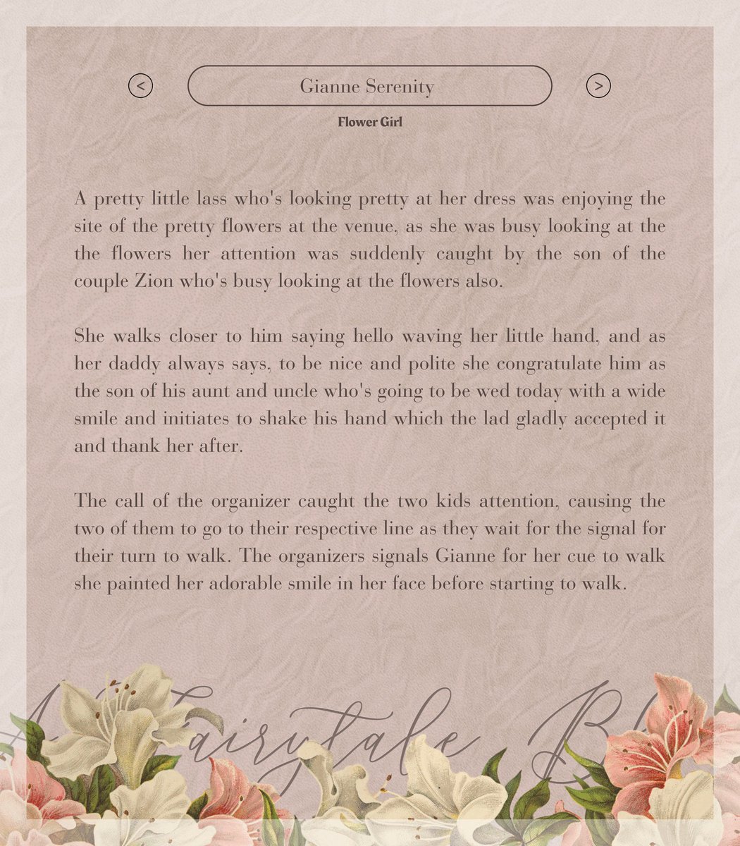 giookule's tweet photo. @LoveInBloomO6O4 ⠀
⠀
⠀⠀✸ FLOWER GIRL, #GIANNE 𖡼
⠀
⠀ https://t.co/NWgk1eh0zW
