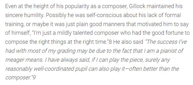 @davidbartonmus @pianodao Intriguing, I'd never come across him. Gillock doesn't seem to have thought of himself as much of a pianist. Have there been any studies on pedagogical music and the repertoire chosen by the examination boards? thepianoteacher.com.au/articles/magic…