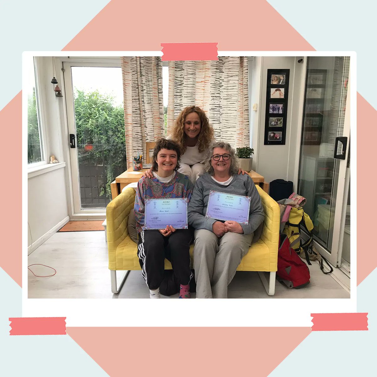 Two new reiki practitioners were born in May. Thank you Alicia and Lesley for enlightening the world with me. 🧡 

#Congratulations #Reiki #Healing #ReikiPractitioner #AlternativeTherapies #CutOutTheMiddleMan #LearnItYourself #HowTo #Wellness #Selfcare #SelfLove