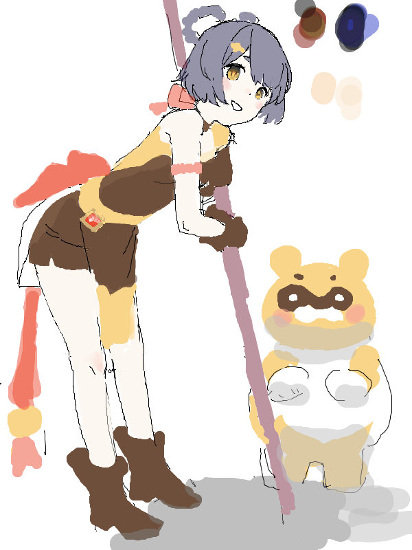 香菱|シャンリン(原神) 「pixiv sketchで消えていたお絵かきが復活してる。」|面相棒のイラスト