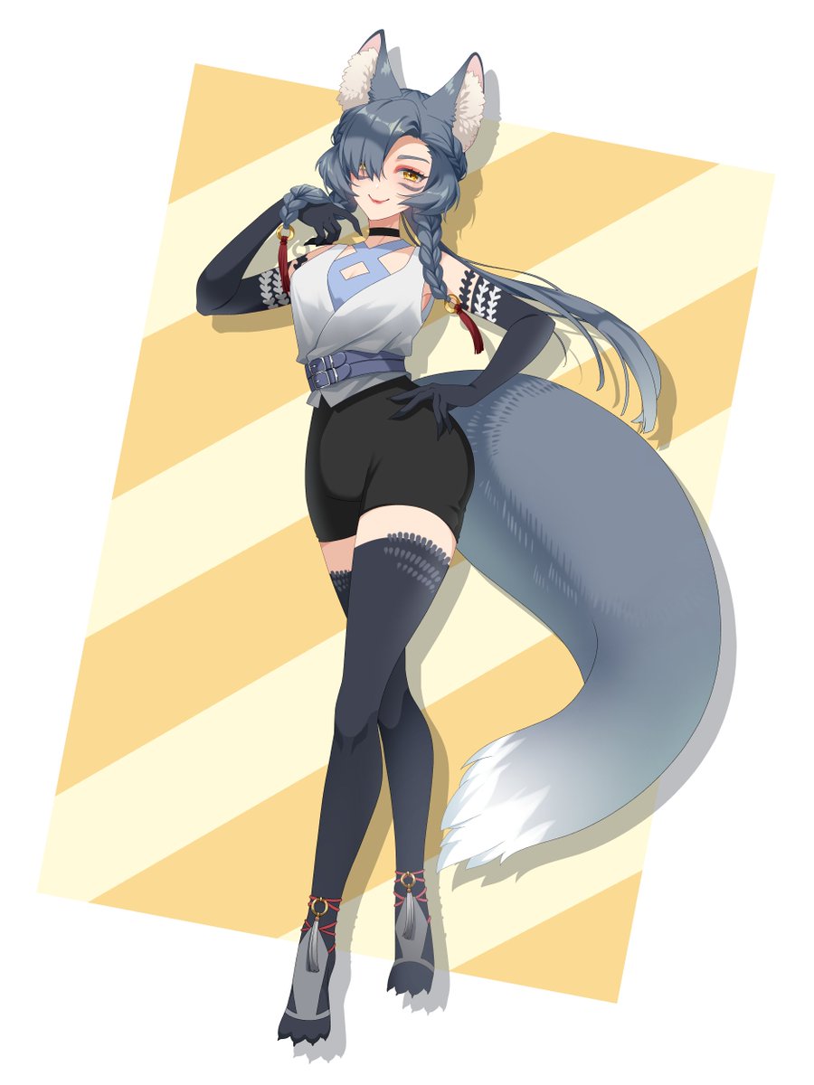 HKR_VCVT's tweet photo. 気分転換にふーちゃん(@PhloxWard )のFA描いてました
#PhloxART
最近おしごとでこんな感じの描き方することが多いんだけどちょっとハマってきた…笑 https://t.co/jAUbdDG2D5