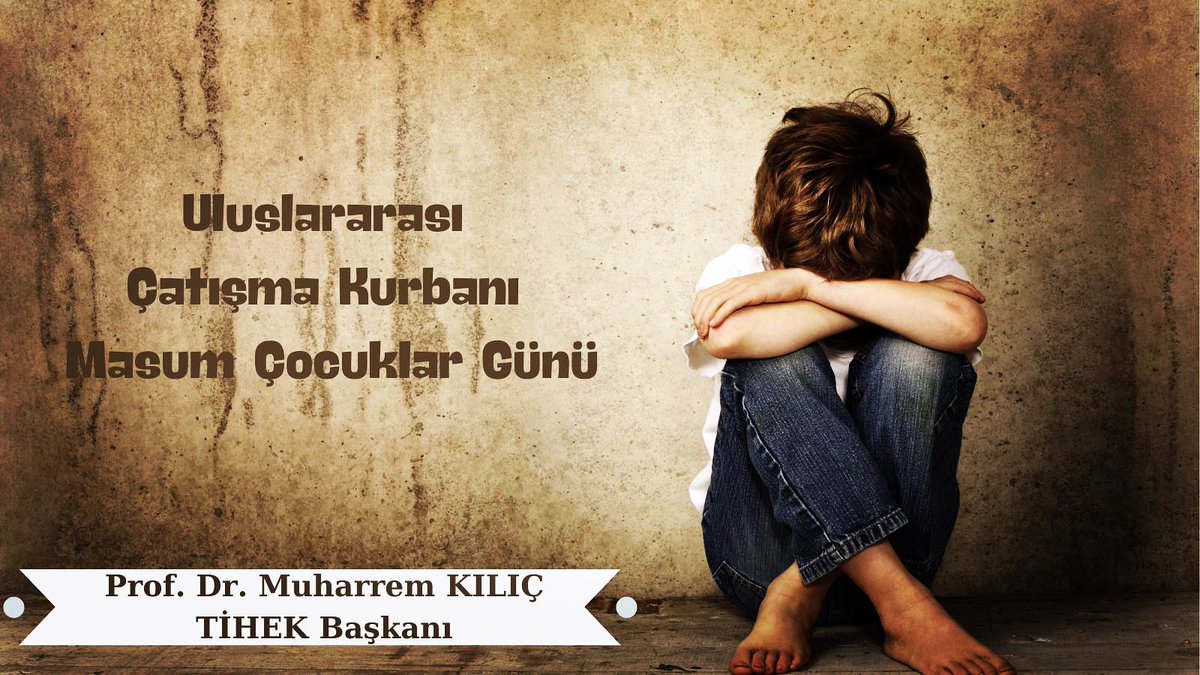 📌4 Haziran Uluslararası Çatışma Kurbanı Masum Çocuklar Günü…

#insanhakları #çocukhakları #çatışma #eşitlik #UİHK #TİHEK #NotATarget #children 

@UNICEF @unicefturk