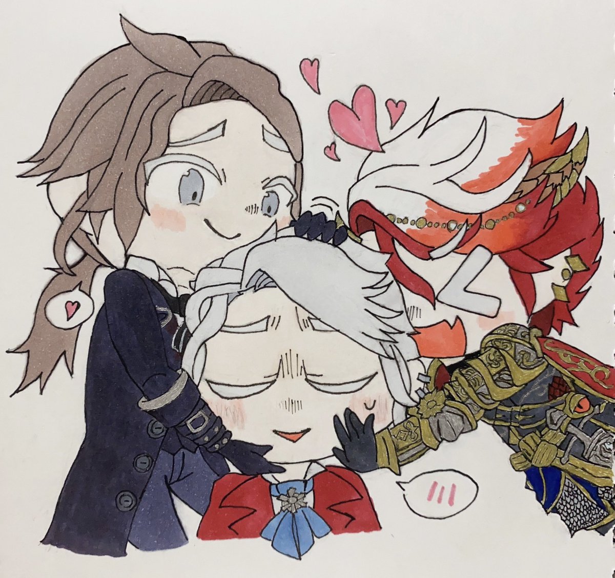 Kyozou_Injya's tweet image. この3人堪らんぐらい大好き
※トレスあり
#FrederickKreiburg #idvcomposer