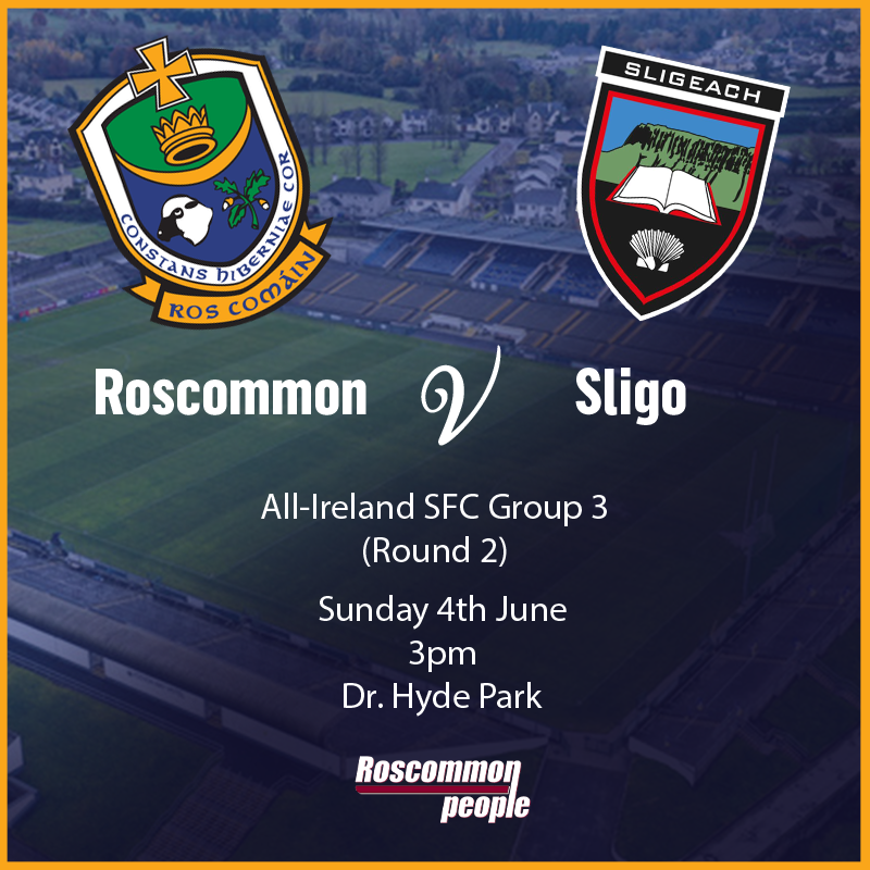 RoscommonPeople's tweet photo. The Rossies face Sligo in just under one hour in Dr. Hyde Park in their second group game of the All-Ireland SFC.
Can Roscommon push on from their brilliant display against Dublin last week?
#RosGAA
@paulrospeople @dan_dooner @SeamusDuke https://t.co/r4mgOsPmIH