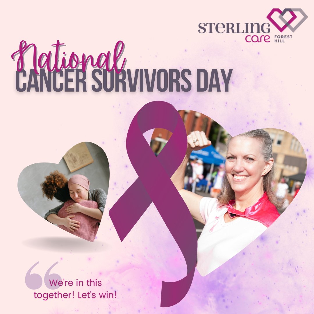 “A hero is an ordinary individual who finds the strength to persevere and endure in spite of overwhelming obstacles.” You did it! You fought, and you won! 👏💪💕 #CancerFree #CancerSurvivorsDay

#SterlingCare #ForestHill #Maryland #HarfordCounty