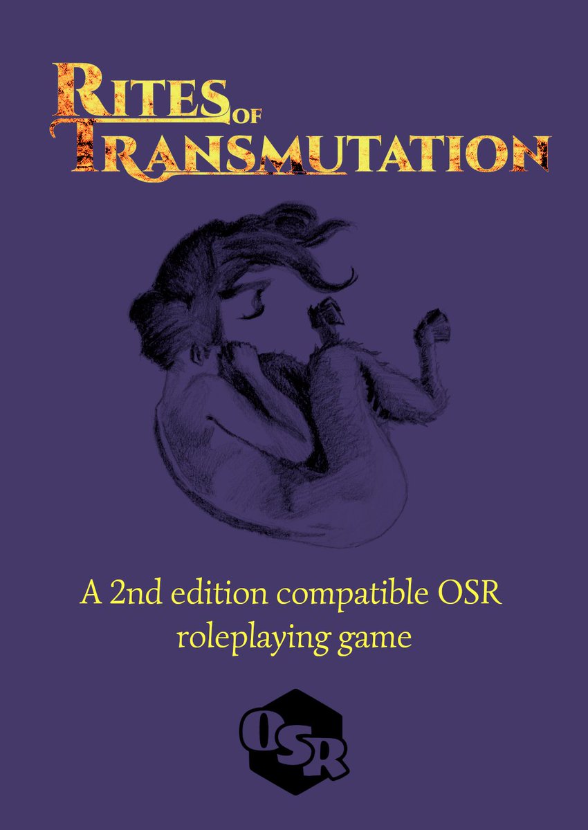 ToastedSeba's tweet image. I made a #free #OSR #roleplaying #game, fully compatible with Advanced #DnD 2nd edition material and with better readability.
It's still a work in progress but completely playable. You can check it out here:
dadostostados.itch.io/rites-of-trans…