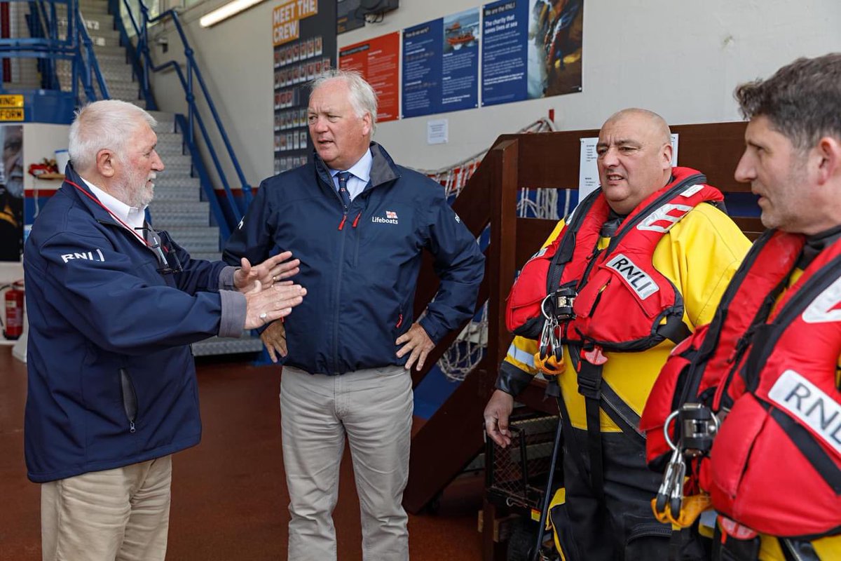 Today we welcomed <a href="/RNLI/">RNLI</a> Chief Executive Mark Dowie.We are grateful he made time to visit during a busy weekend which saw him at the naming ceremony’s for the new Wells Shannon ALB &amp; new Cromer D-Class ILB. We demonstrated our work &amp; he met many of our volunteers. #RsspectTheWater