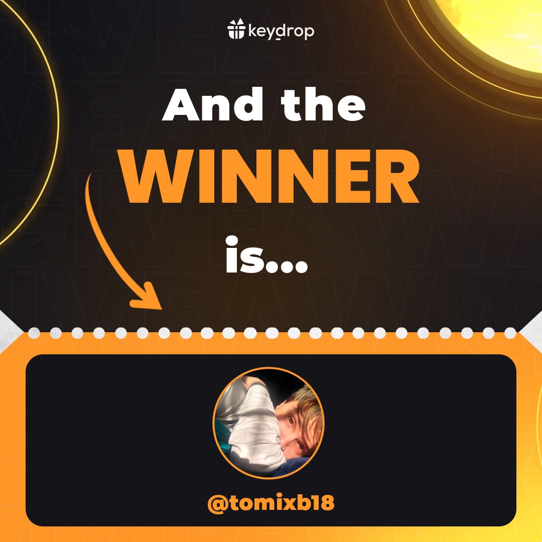 🔥 The winner of the giveaway is:
@tomixb18

Congratulations on winning! 🎁
Please DM to collect your 🏆

#freeskins #csgoskinsgiveaway #csgoskinsfree #giveaway #airdrop #csgocases #csgocase #csgocommunity #csgoesport #skins #csgoskins #keydrop #keydropcom #CSGO