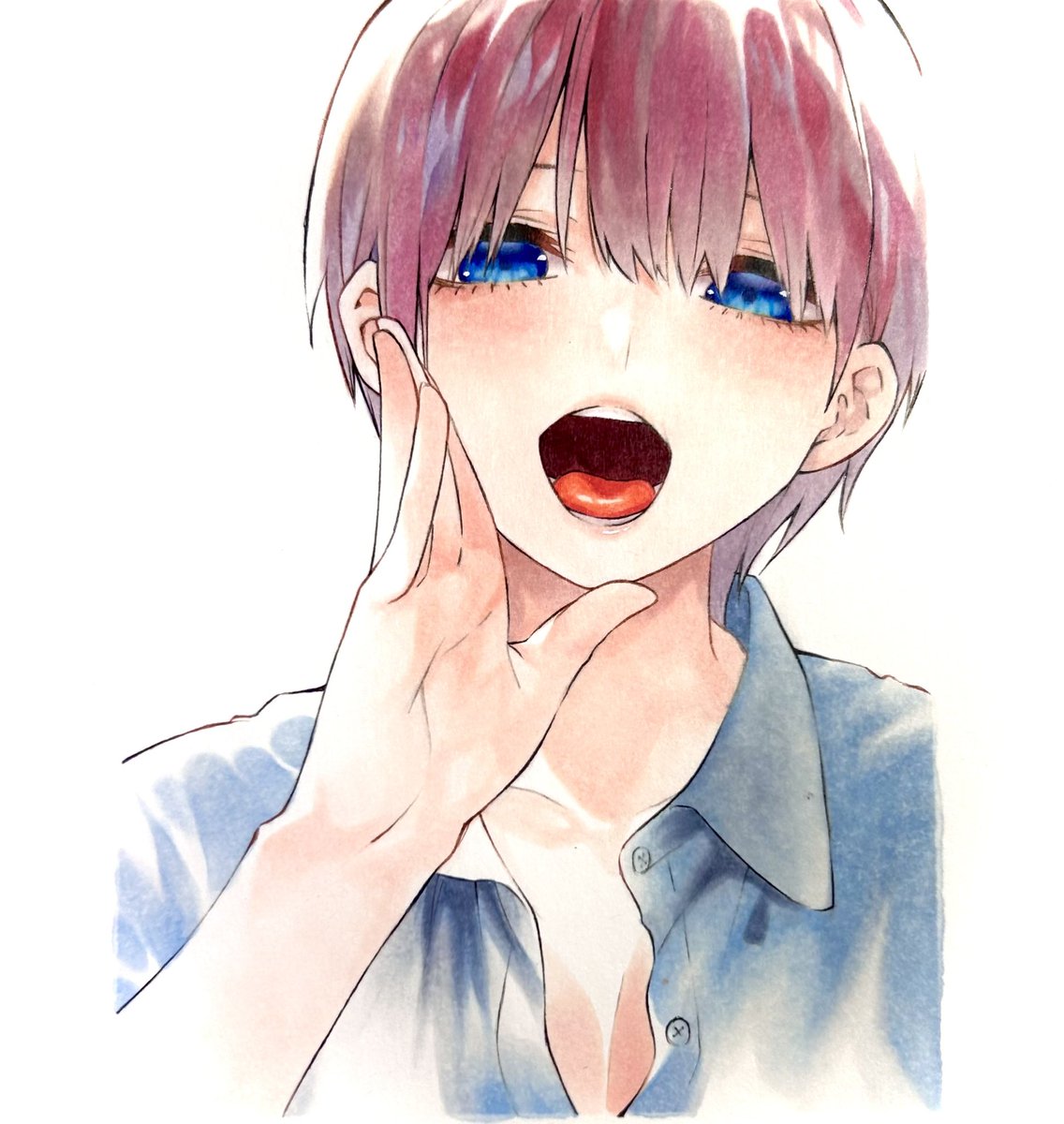 Yu___illust1211's tweet photo. 描いた〜〜🤍

#五等分の花嫁 #中野一花 #イラスト https://t.co/CjkQcm6vlM