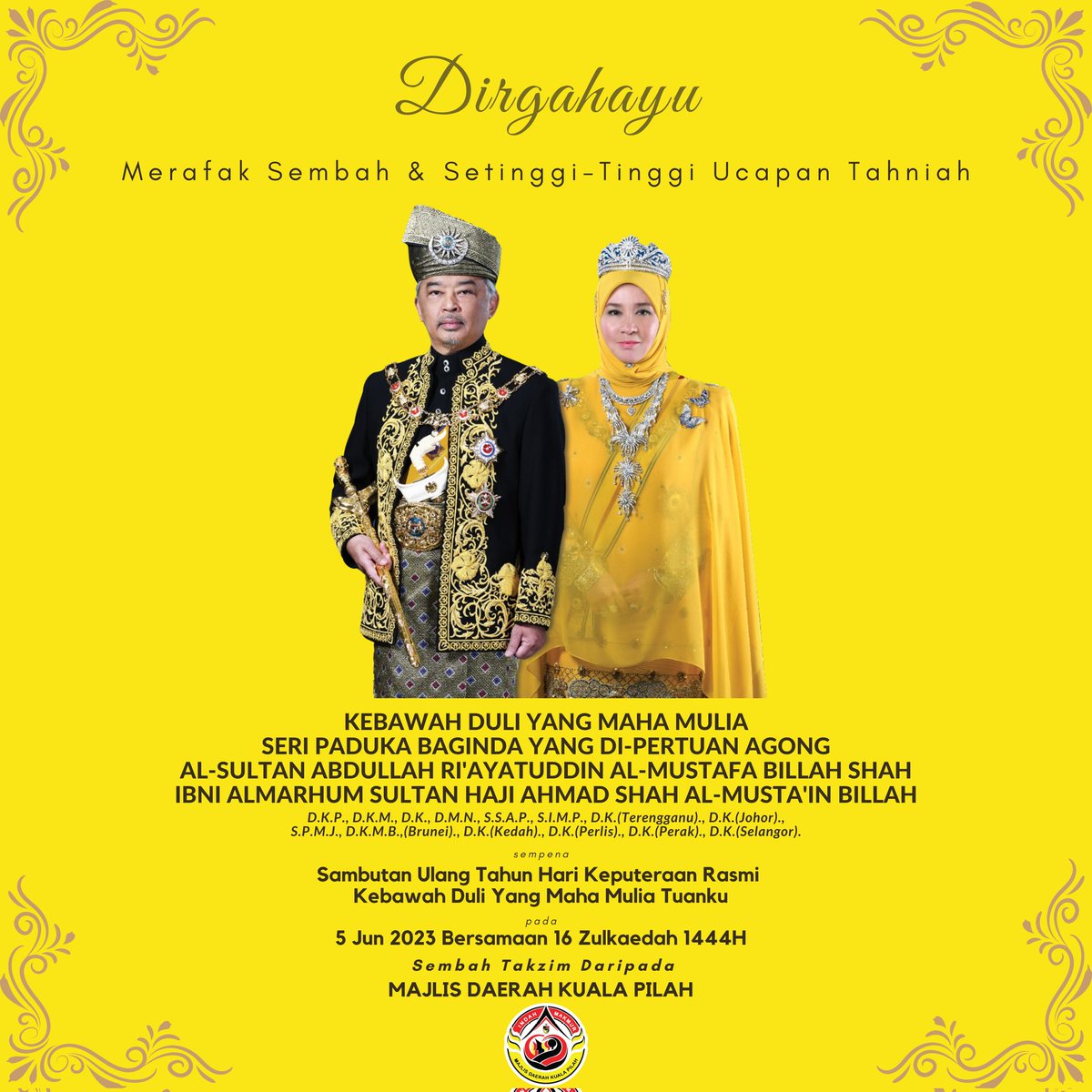 𝗗𝗮𝘂𝗹𝗮𝘁 𝗧𝘂𝗮𝗻𝗸𝘂! 
𝗗𝗶𝗿𝗴𝗮𝗵𝗮𝘆𝘂 𝗧𝘂𝗮𝗻𝗸𝘂!