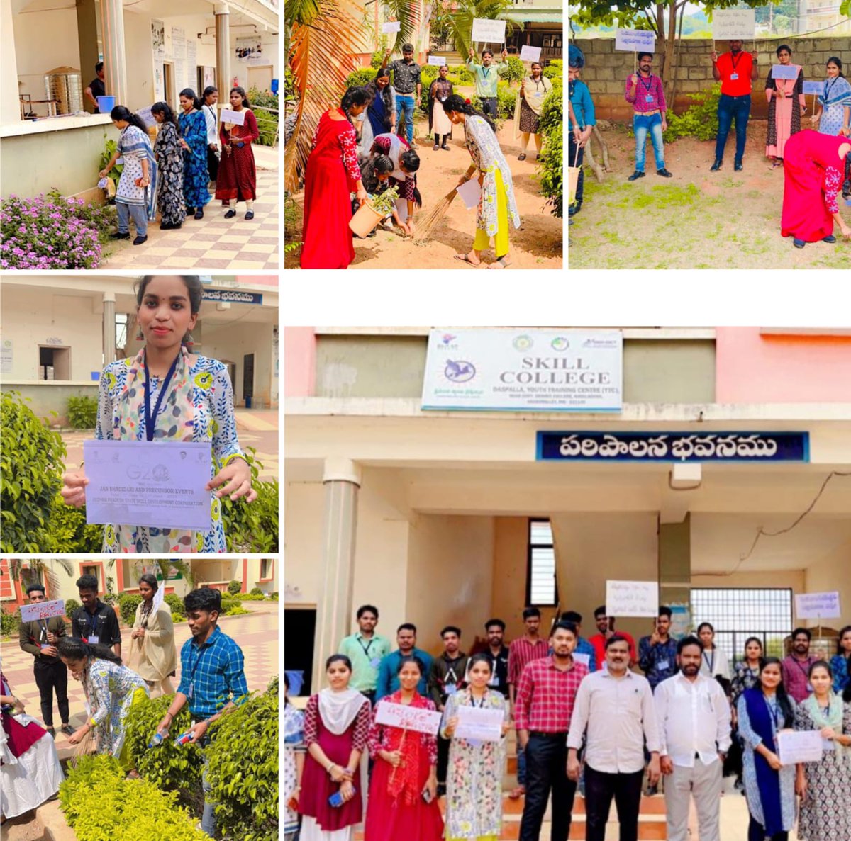 AP_Skill's tweet photo. @AP_Skill Team has Conducted Swach Bharat Program in #SkillCollege at #Aruku #AlluriSithaRamaRajuDistrict https://t.co/QIEWU62d9D