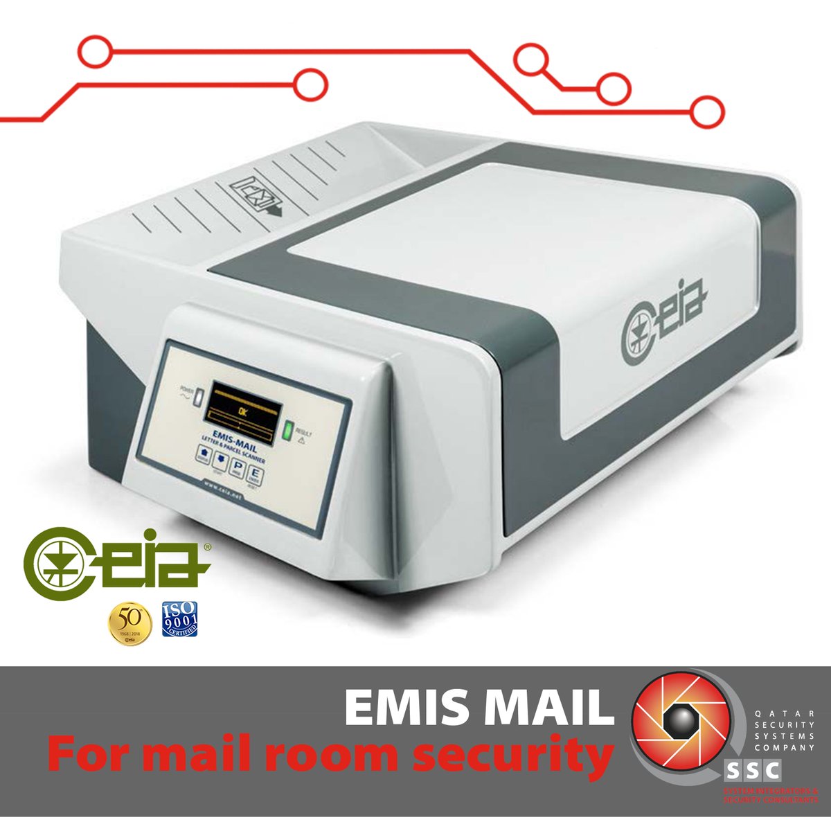 QatarSystems's tweet photo. The exclusive distributor of CEIA products in Qatar is introducing EMIS®-MAIL, for mail room security, a mail scanner for the detection of letter bombs and IEDs in small parcels. For more information contact us at: +974 3379 9615 
#Qatar #eventsqatar #security #qatar2023 https://t.co/XjQ6OY2vm3