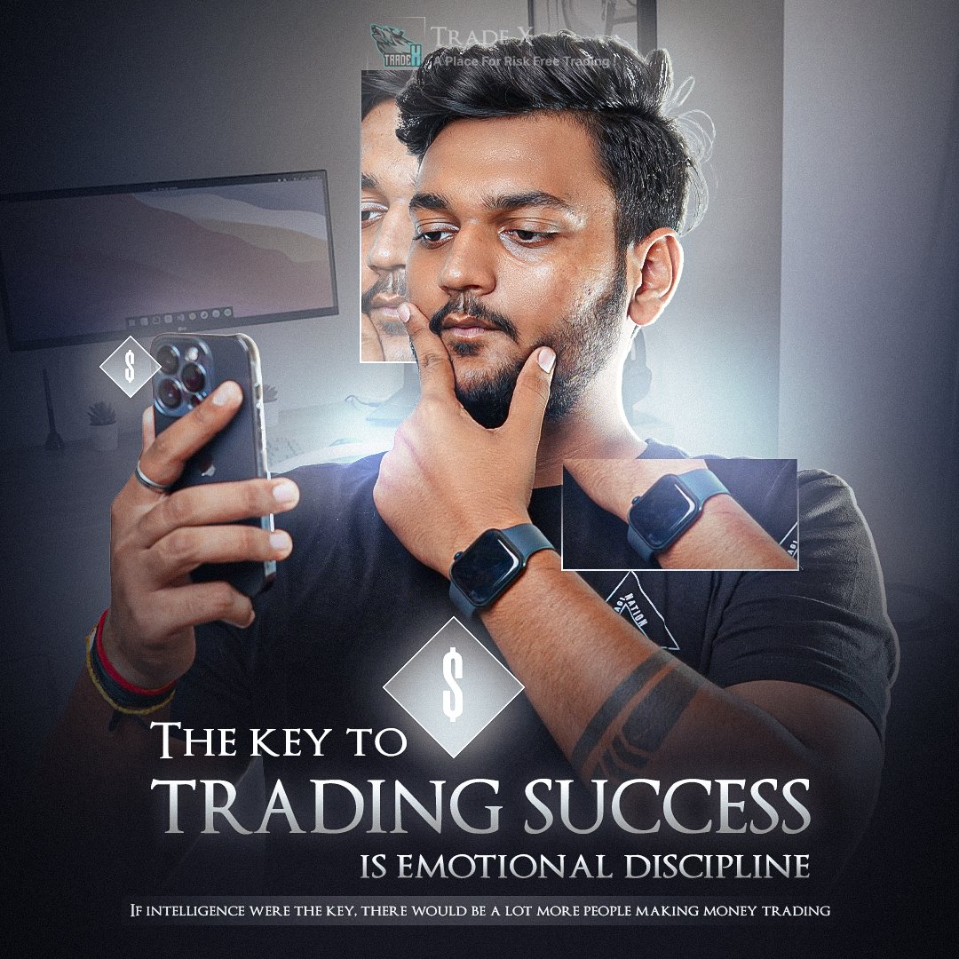 TradeXAcademy_V's tweet image. The Key to Trading Success is Emotional Discipline
#tradex #protraders #riskfreetrading #refundpolicy #safetrading #researchbeforeinvesting #successfultrading