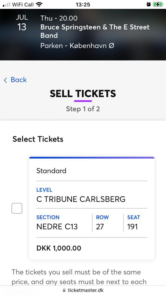 Joe_Roberts's tweet image. A friend of mine is selling these 2 seat for @springsteen in Gothenburg 1 &amp;amp; Copenhagen 2. Txt me if you're are interested.
#springsteen #tour2023 pls re-tweet