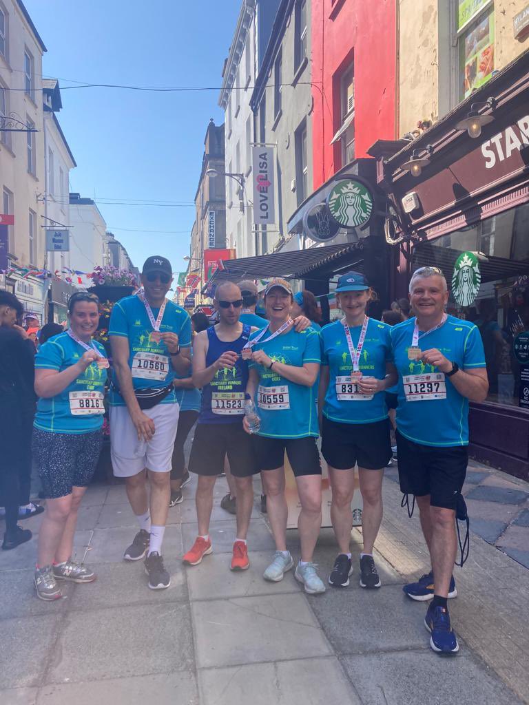 Very proud to have run the 10k in #CorkCityMarathon this morning with @SanctuaryRunCor and my fellow @UCC_Medicine Athena SWAN teammates! @MedHealthSciUCC @UCCMedHealth @AnatNeuroUCC @PharmacologyUcc @UCCPhysiology