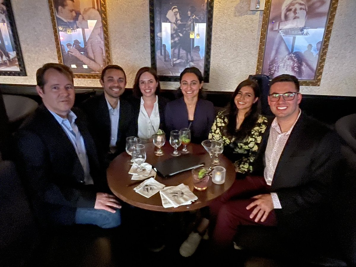 Excited for todays abstract presentations in GI Oncology @asco 2023 annual meeting. Always wonderful to catch up with colleagues and trainees here. Especially this crew: Hem/Onc Fellows and IM Residents at UC Irvine School of Med, who represent a bright future for the profession